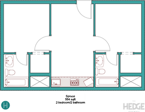 Spruce - AF60 1204 floor plan